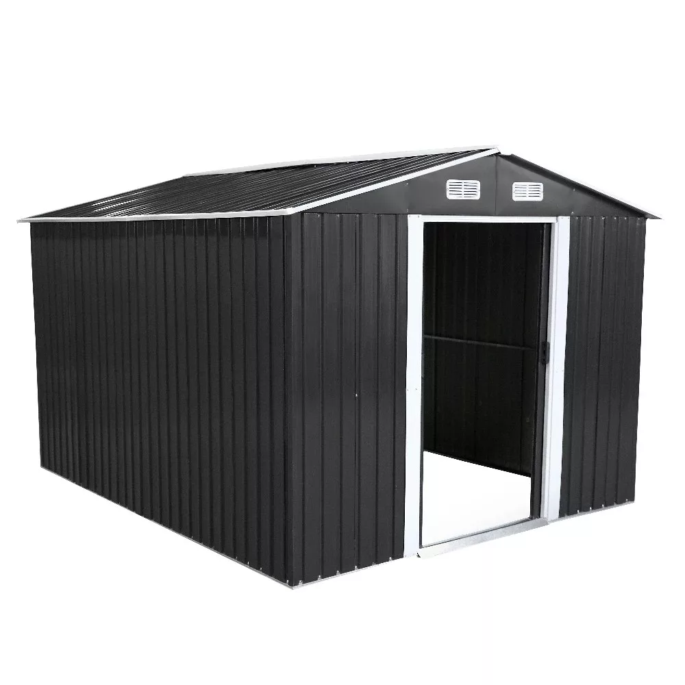 Ohio 10x8 f�m kerti t�rol� h�z antracit sz�rke